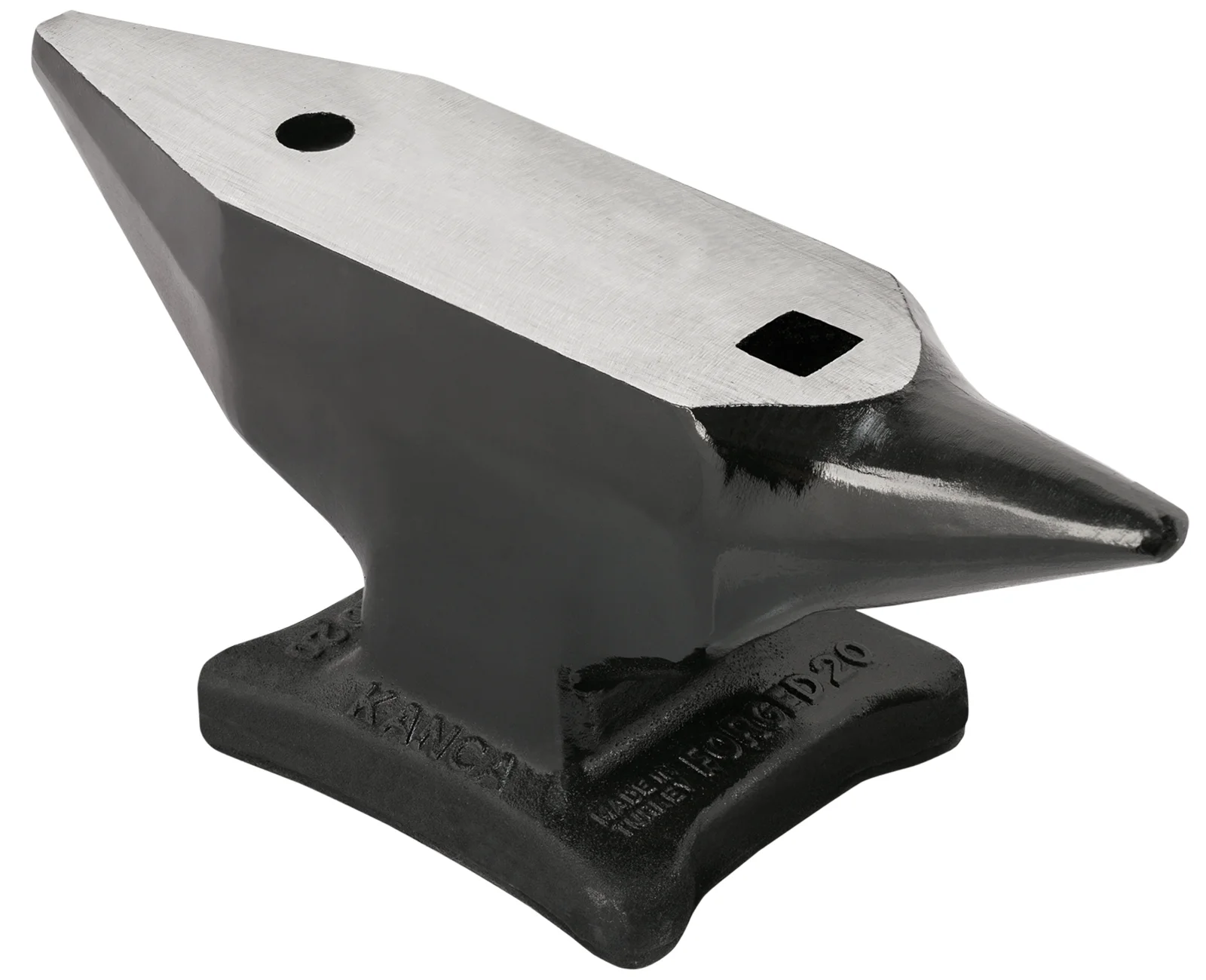 KANCA DFA-50 Drop Forged Blacksmith Anvil Hardened Surface 110 Lb Induction Hardened 54-62 HRC