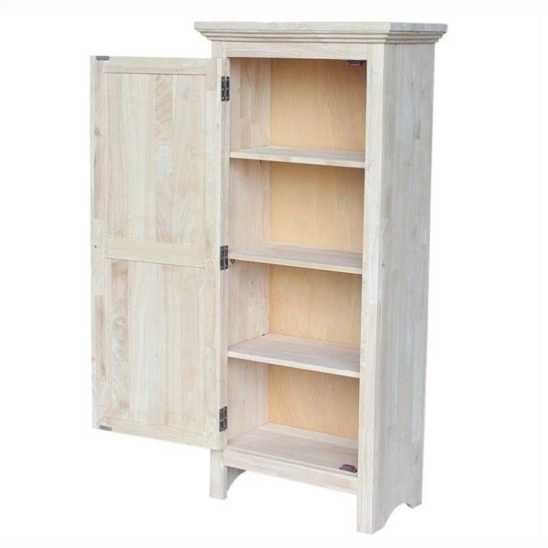 Pemberly Row Unfinished 51x22 Single Jelly Cabinet