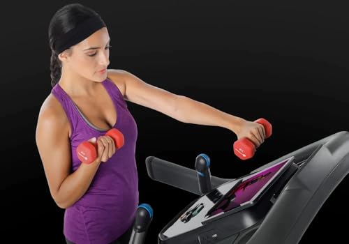 Horizon Fitness 7.4 at Studio Series Smart Treadmill with Bluetooth and Incline, Heavy Duty Folding Treadmill 350 lbs Weight Capacity, Pro Running Machine for Home Exercise and Running with Apps