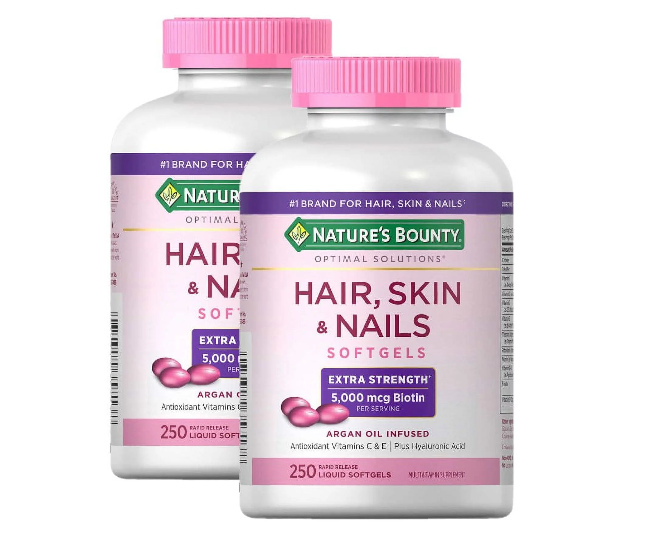 2 Pack | Nature's Bounty Hair, Skin and Nails, 250 Softgels