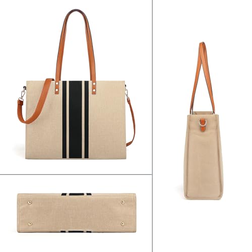 Laptop Tote Bag for Women Fits 15.6 Inch Large Laptop Work Tote Bags Computer Briefcase Shoulder Bag