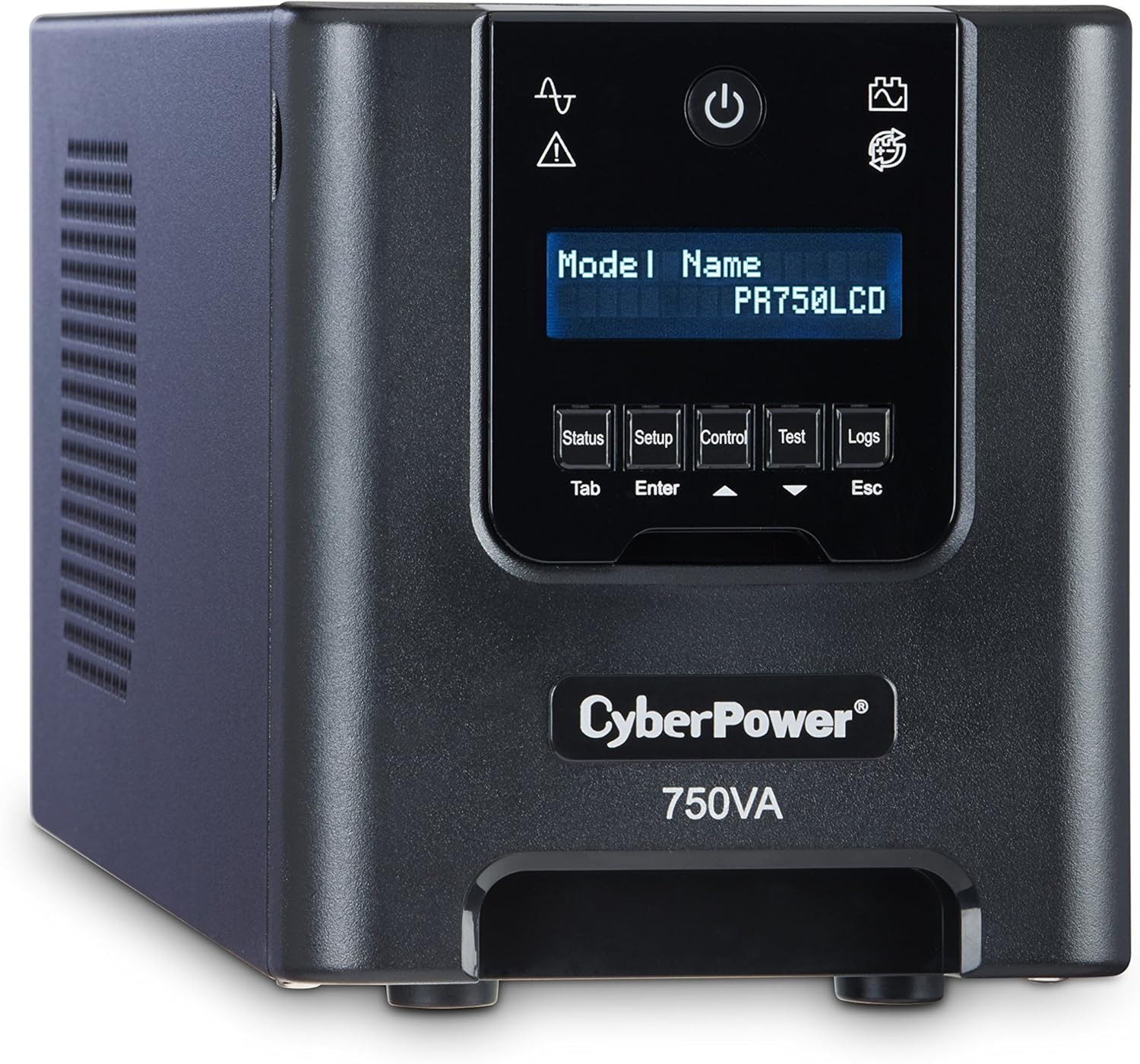 CyberPower PR1500LCD Smart App Sinewave UPS System, 1500VA/1500W, 8 Outlets, AVR, Mini-Tower
