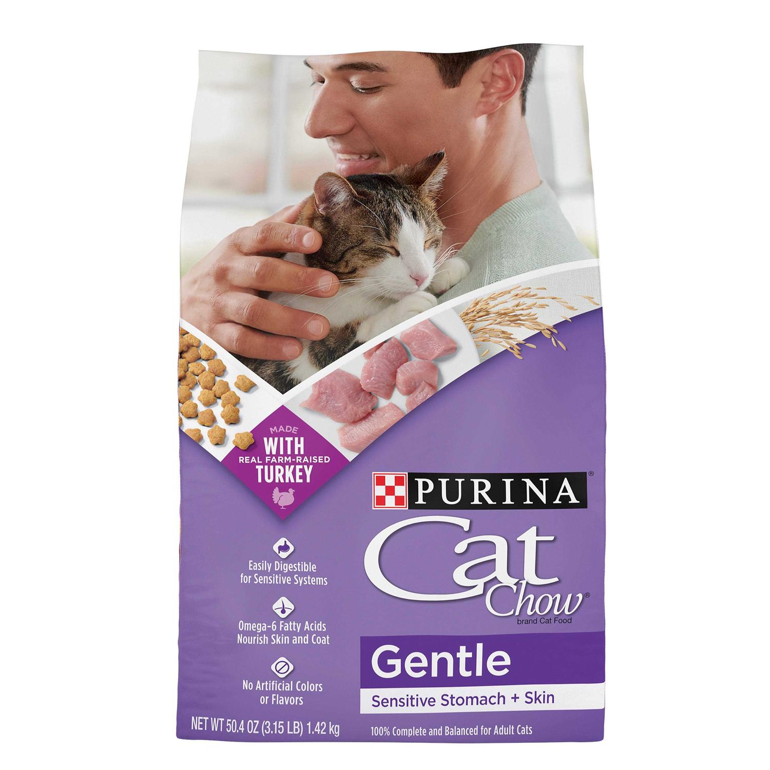 Purina Cat Chow Gentle Dry Cat Food - Pet Supplies online store