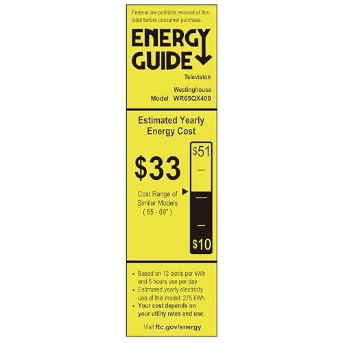 Westinghouse Roku TV - 43 Inch Smart TV, 4K UHD QLED Television w/HDR 10+, Dolby Vision, Wi-Fi & Mobile App Connectivity, Flat Screen Compatible w/Apple HomeKit, Alexa, & Google Assistant