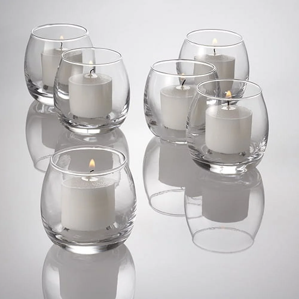 Eastland Votive Candle Holder Petite Hurricane Set of 12