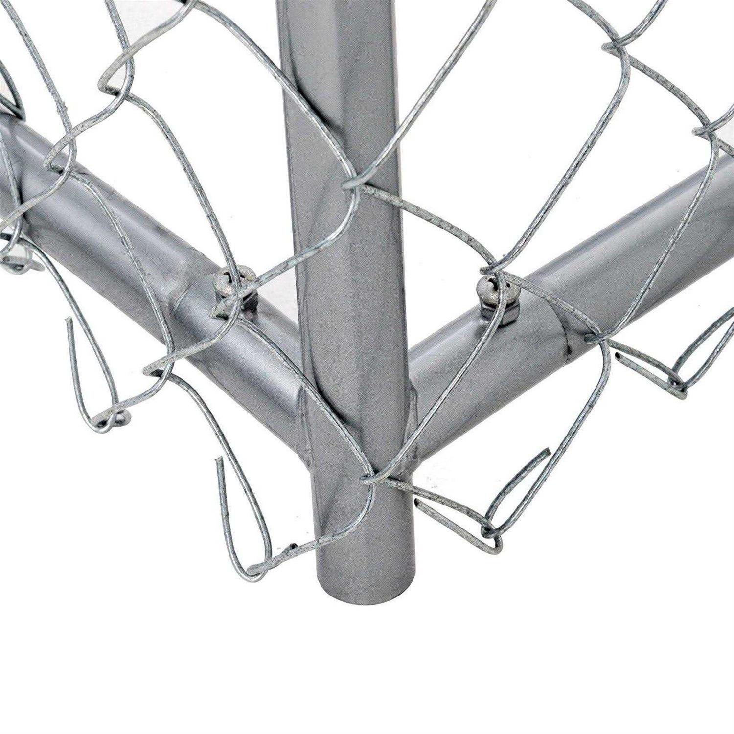 Lucky Dog Galvanized Chain Link Kennel - Pet Supplies online store