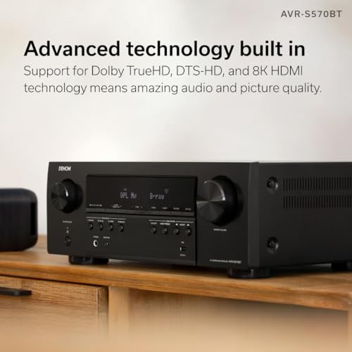 Definitive Technology ProCinema 6D 5.1 Channel Home Theater System with Denon AVR-S570BT AV Receiver Bundle
