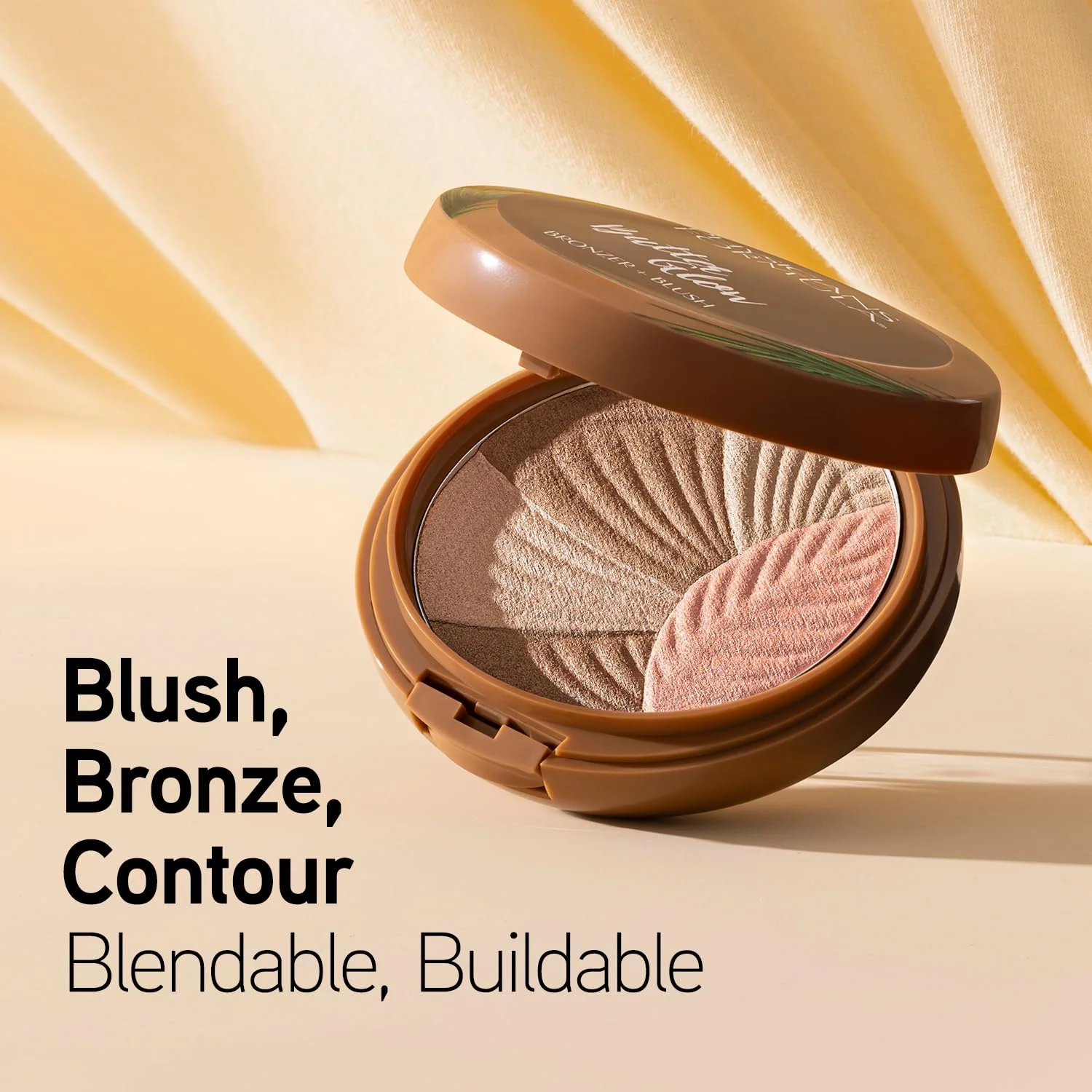 Physicians Formula Butter Glow Bronzer + Blush, Ultra Creamy 2-In-1 Formula, Illuminating & Moisturizing Butter Blend - Healthy Glow