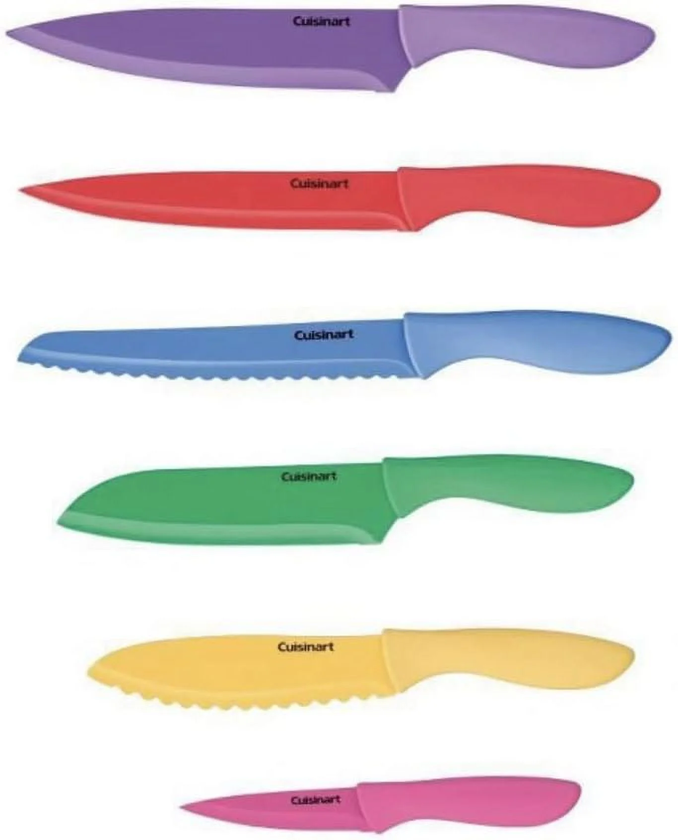 Cuisinart C55-12PC2T Advantage 12pc Ceramic-Coated Color Knife Set