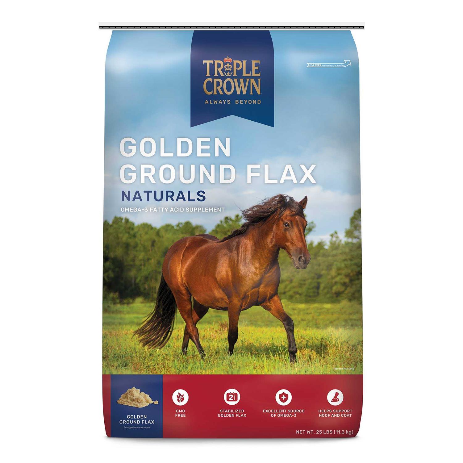 Triple Crown Naturals Golden Ground Flax - Sports Supplies Online Store