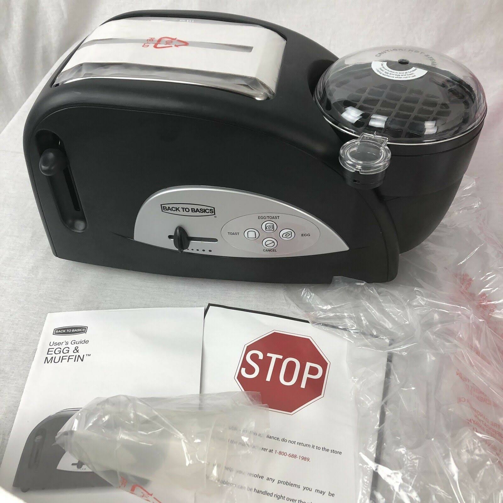 Back to Basics TEM500 - Egg u0026 Muffin Toaster