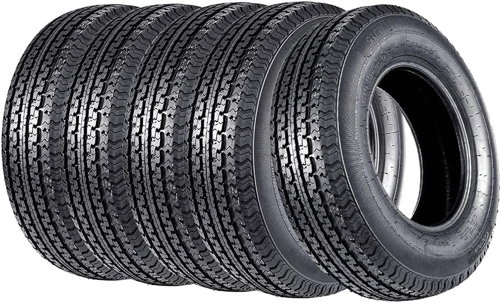 Albott ST 205/75R-15 8 Ply D Load Radial Trailer Tires 205/75r15 205 75 15 Set of 3