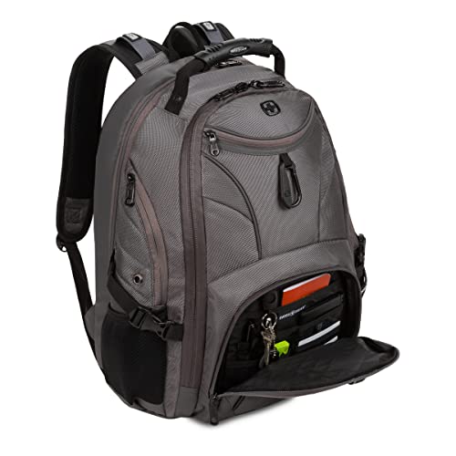SwissGear 1900 Scansmart TSA 17 Laptop Backpack, Black, 19-Inch
