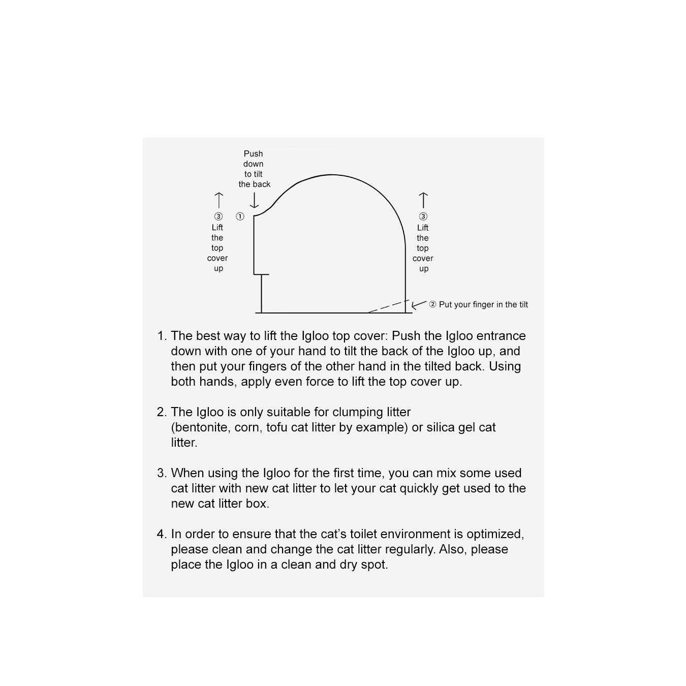 pidan Igloo Litter Box - Pet Supplies online store