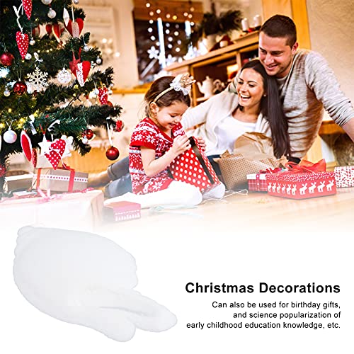 Instant Snow Powder, 17.6oz Fake Snow Powder, Artificial Snow Powder Mix for Winter Decoration, Holiday,Winter Crafts,Artificial Snow Play(17.7oz-White)