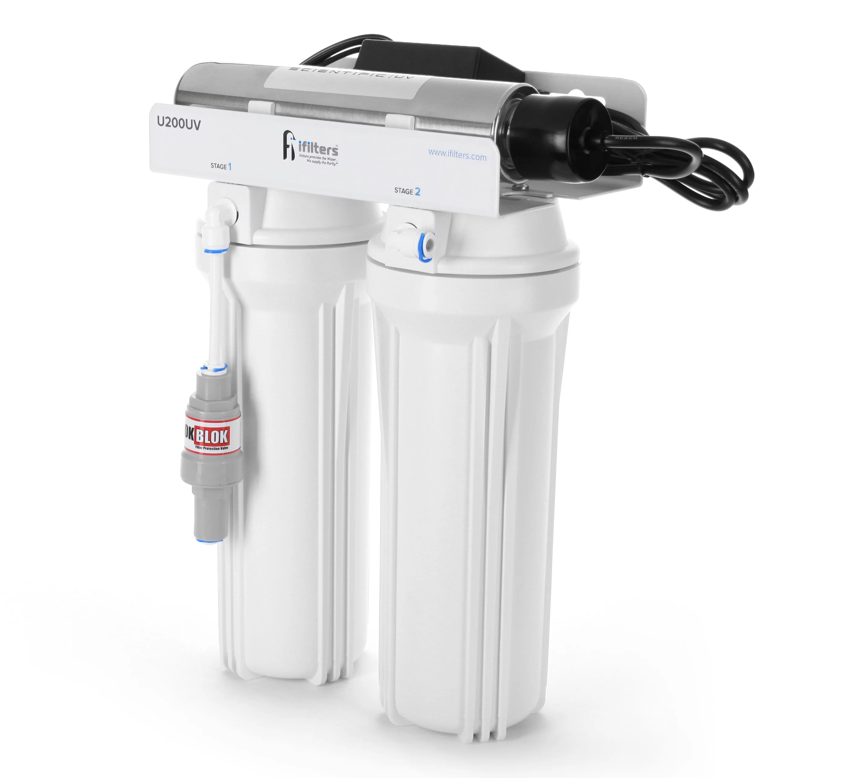 U200UV Ultraviolet UV Drinking Water Filtration Purifier System 3 Stage Ultimate Filter & Sterilize - Built in USA