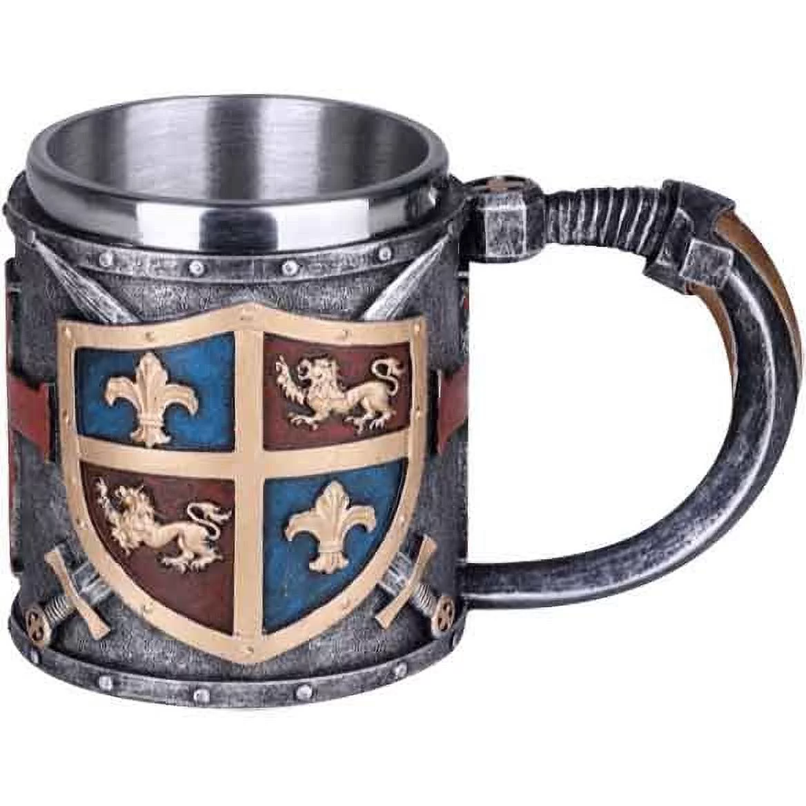 Heraldry Tankard | Steel by Medieval Collectibles