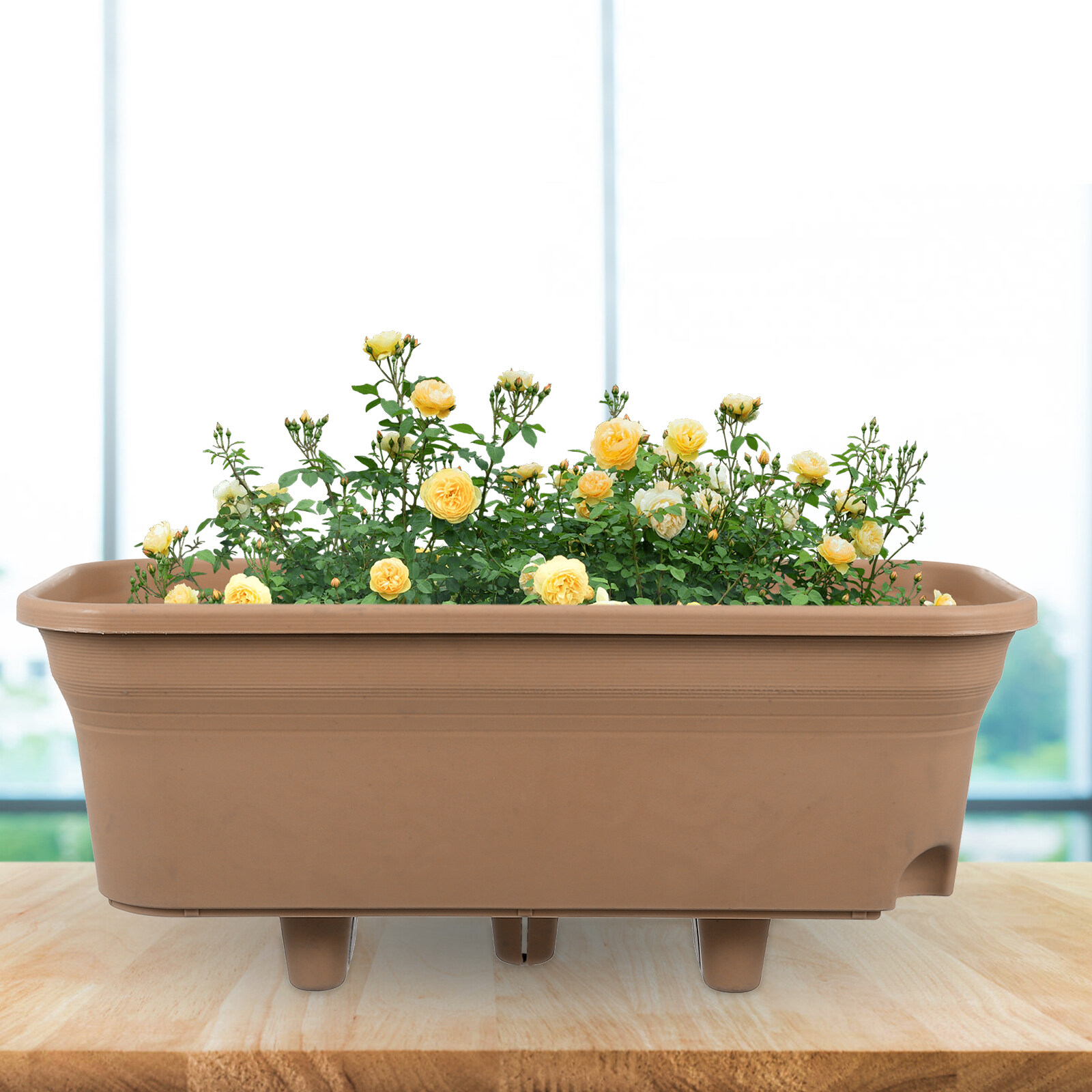 Rectangular Plant Pots Planter Easy to Operate Flowerpot