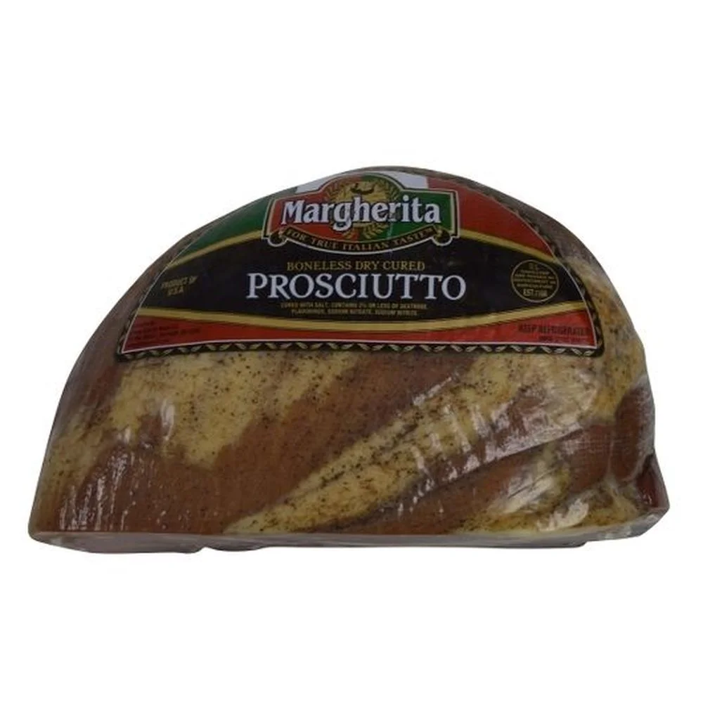 Margherita Boneless Half Dry Cured Prosciutto Ham, 4.5 Pound -- 2 per Case.