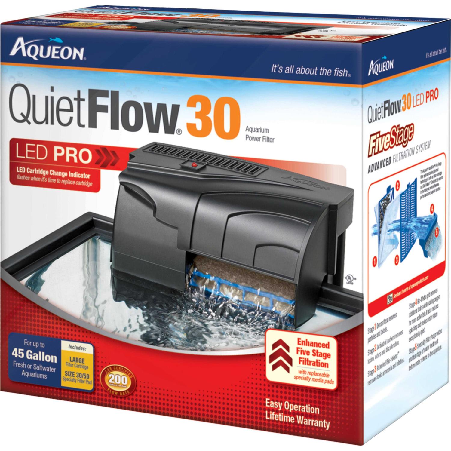 Aqueon QuietFlow LED Pro Aquarium Power Filter - Pet Supplies online store