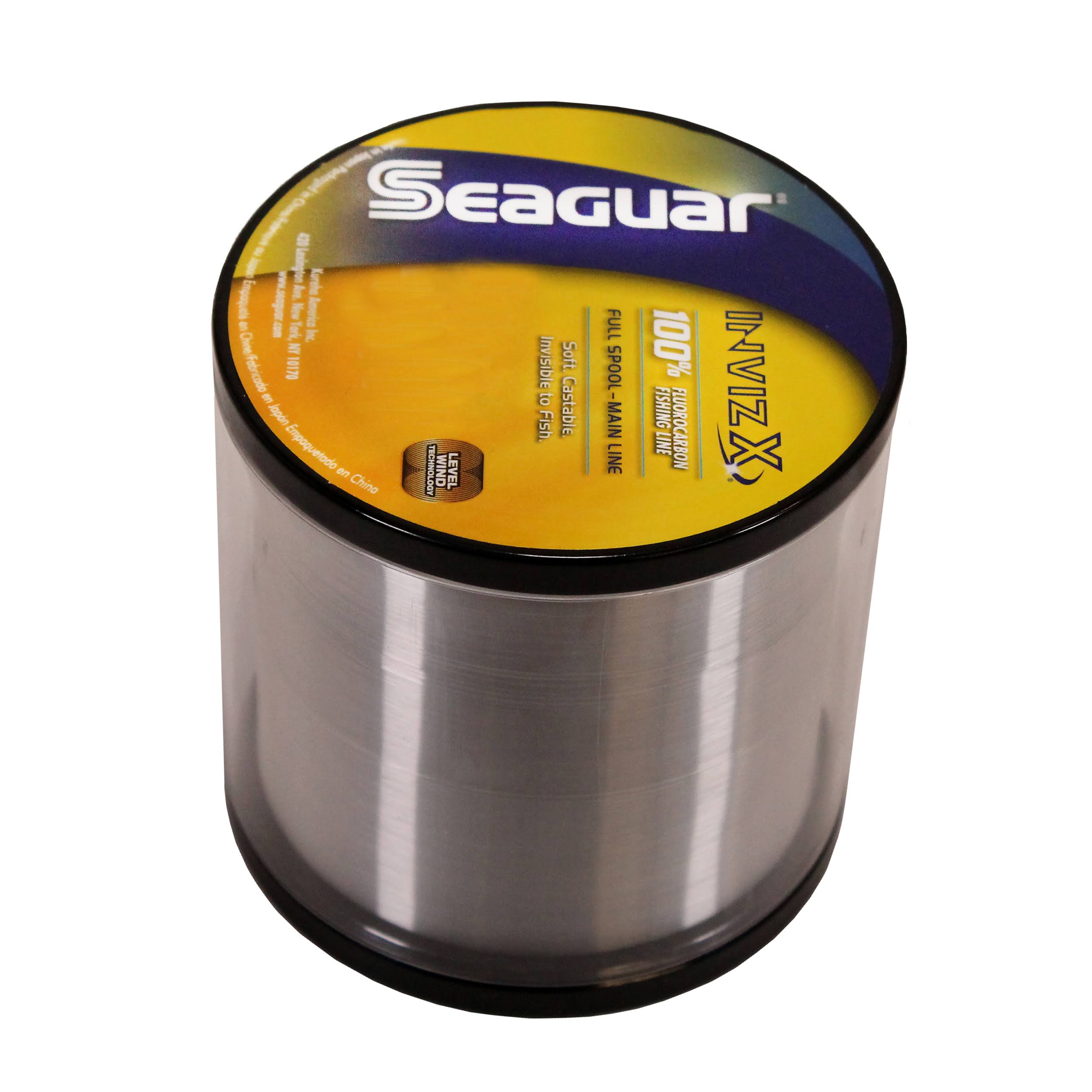Seaguar Seaquar Invizx Fluorocarbon Fishing Line, 1,000 Yd