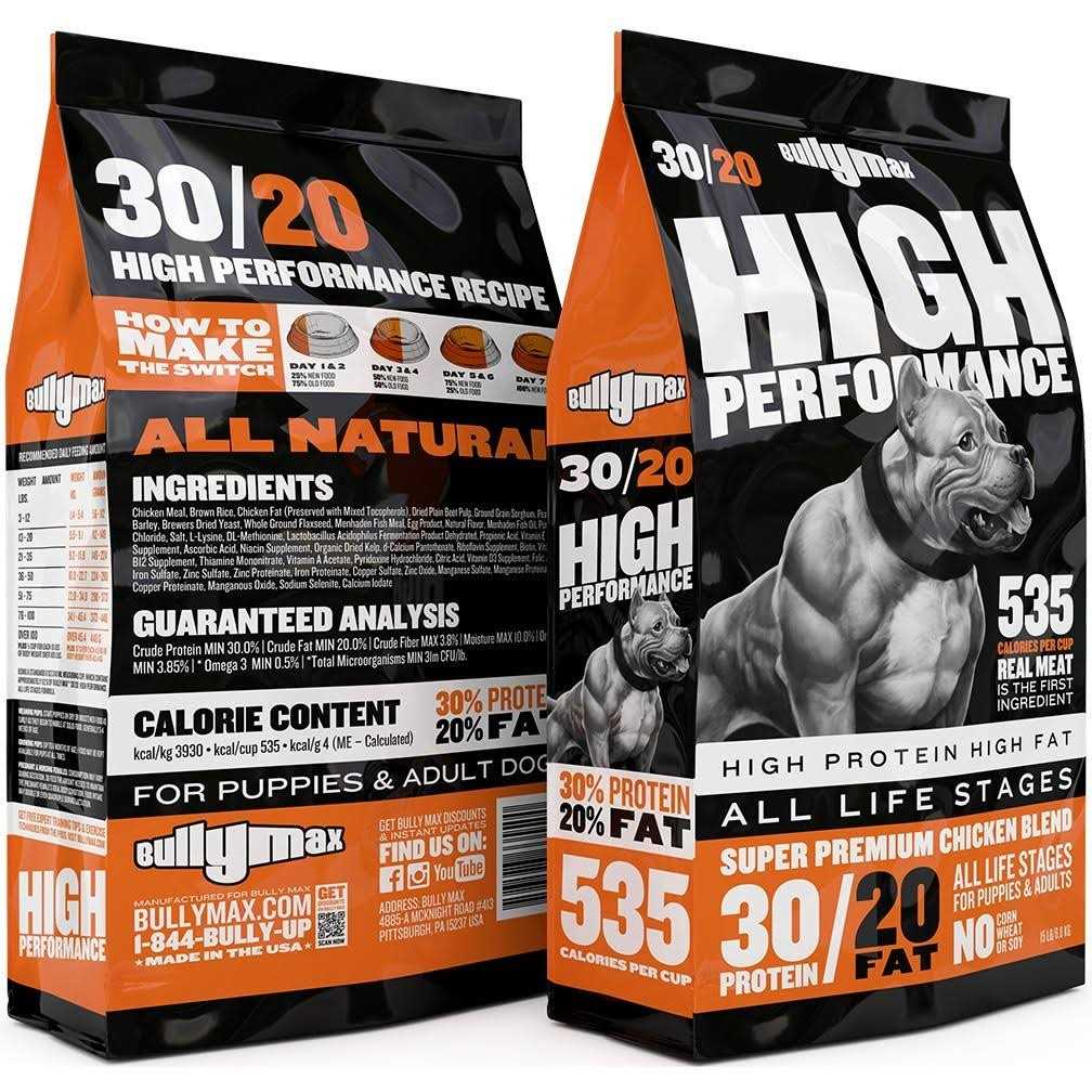 Bully Max High Performance Super Premium Dog Food - Pet Supplies online store