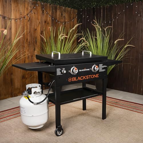 Blackstone 5003 28” Griddle Hard Cover, Powder Coated Steel, Black