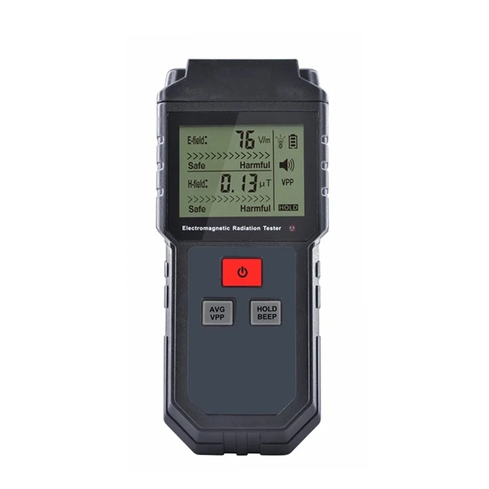 High Precision Detector For Computer Phone Electric Magnetic Field EMF Meter Electromagnetic Radiation Tester Electric Magnetic Field Frequency Tester Digital Display