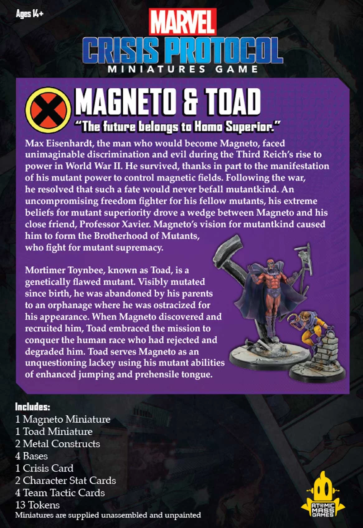 Marvel Crisis Protocol Magneto  Toad