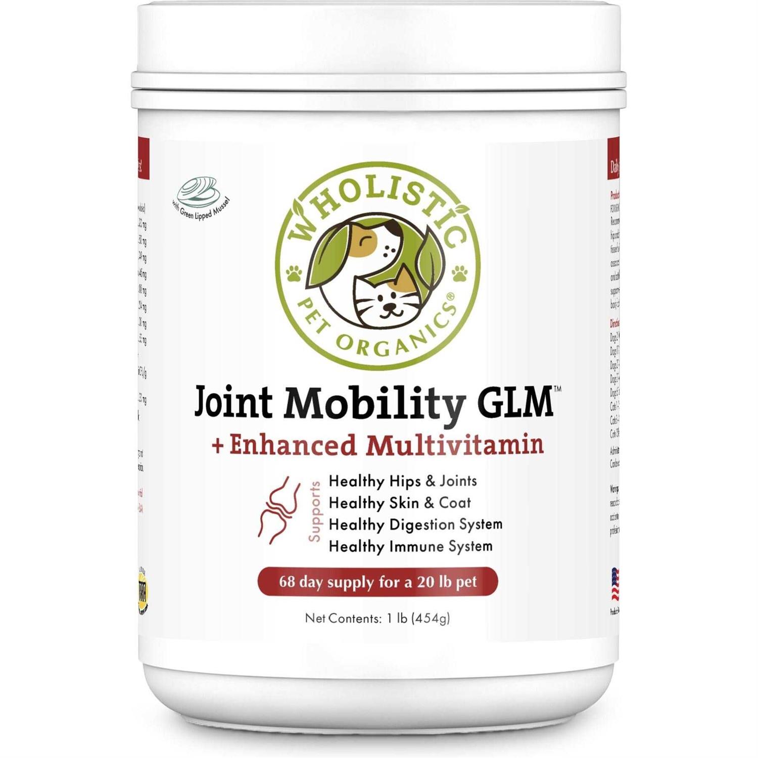 Wholistic Pet Organics Joint Mobility with Green Lipped Mussel - Pet Supplies online store