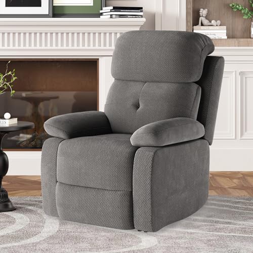 Manual Recliner Chairs for Adults for Living Room Small Spaces, Sand