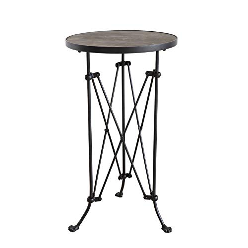 Creative Co-op EC0113 Round Metal Accent Table, 25