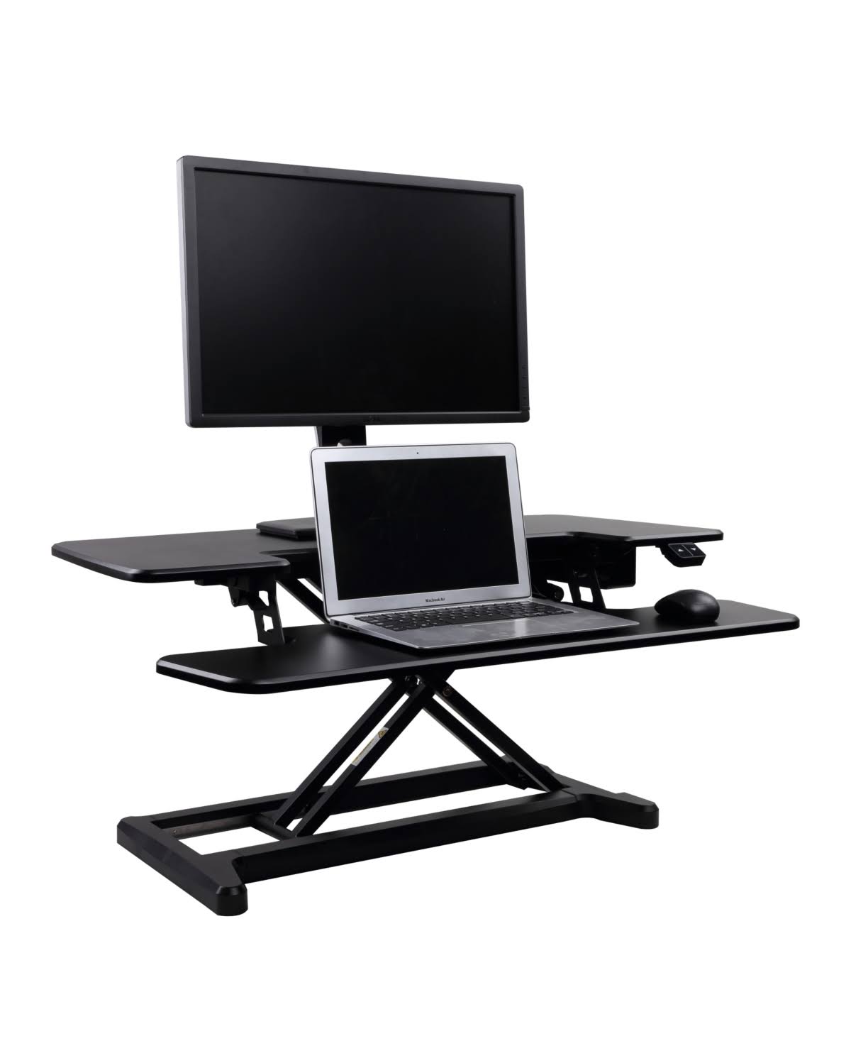 FlexiSpot AlcoveRiser EM7MB - Standing desk converter - electric height adjustment - black
