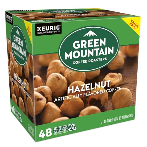Green Mountain Coffee Roasters Hazelnut Coffee, Keurig Single-Serve K-Cup pods, Light Roast, 96 Count