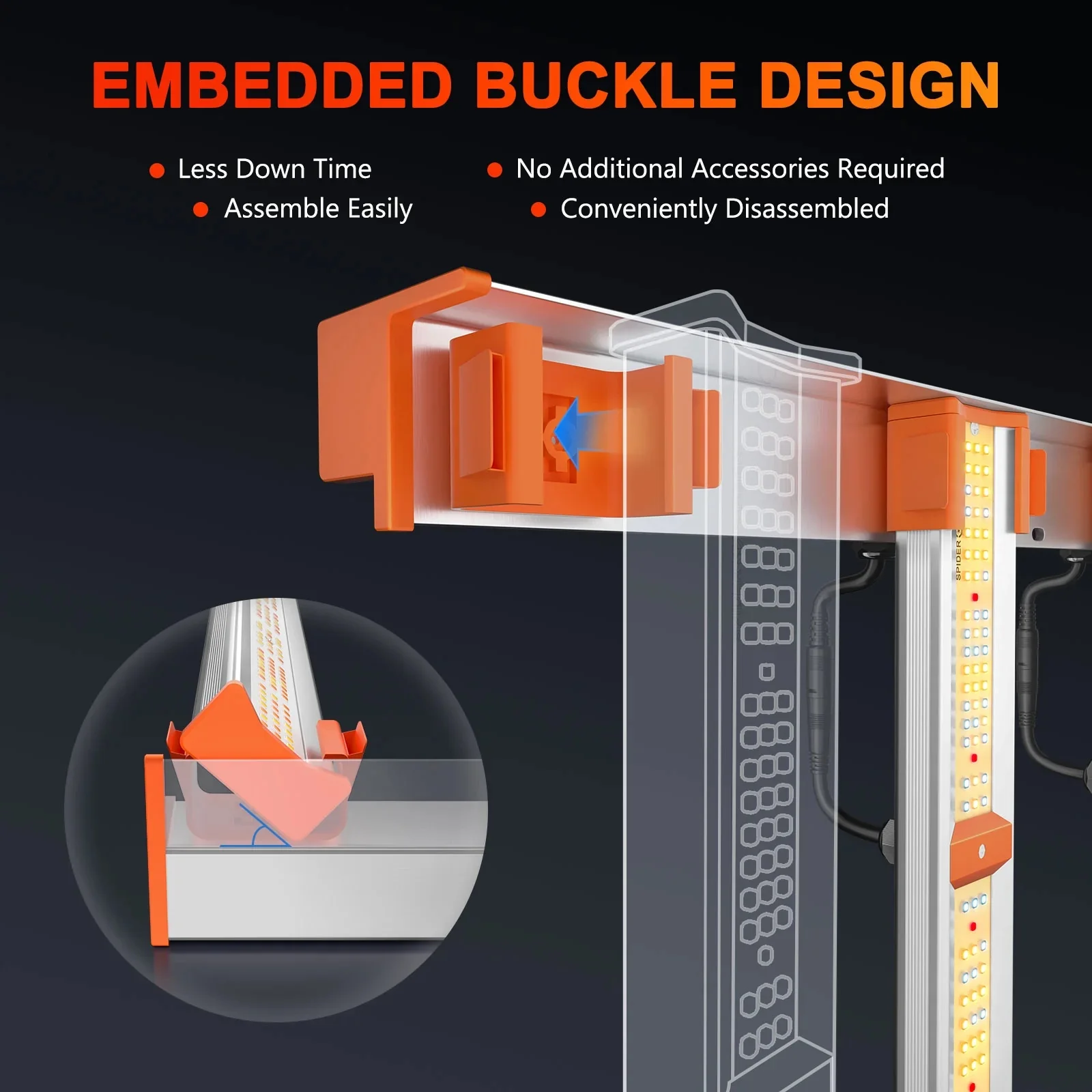 Spider Farmer G860W Cost-effective Full Spectrum LED Grow Light
