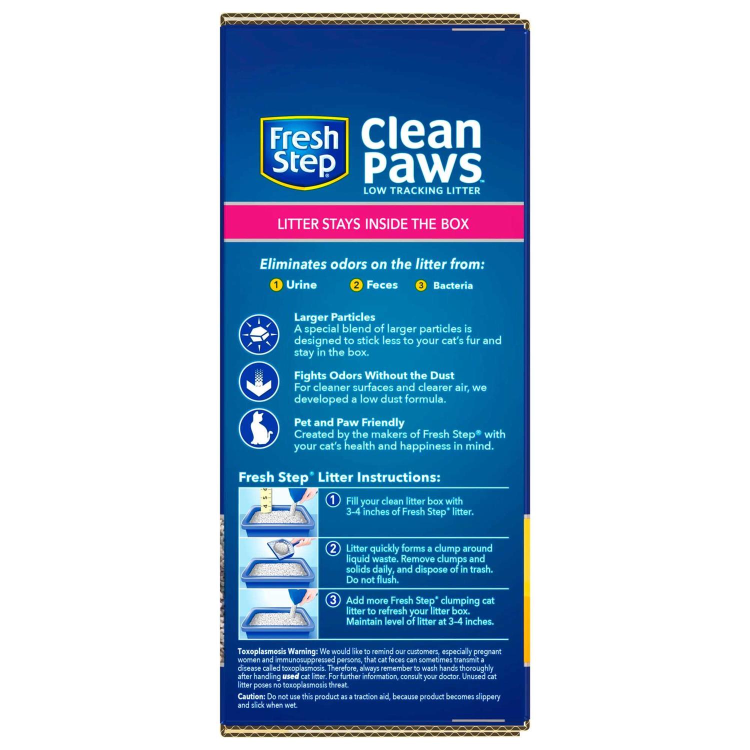 Fresh Step Clean Paws Triple Action Clumping Cat Litter - Pet Supplies online store