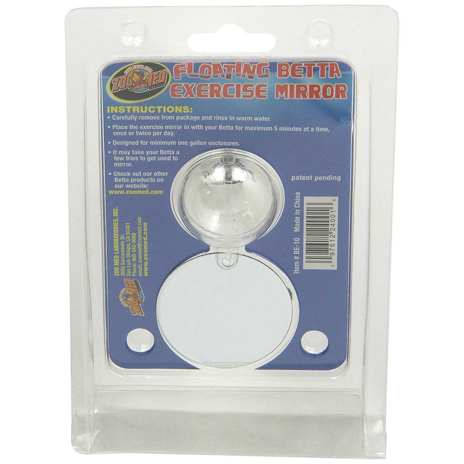 Zoo Med Floating Betta Exercise Mirror - Pet Supplies online store