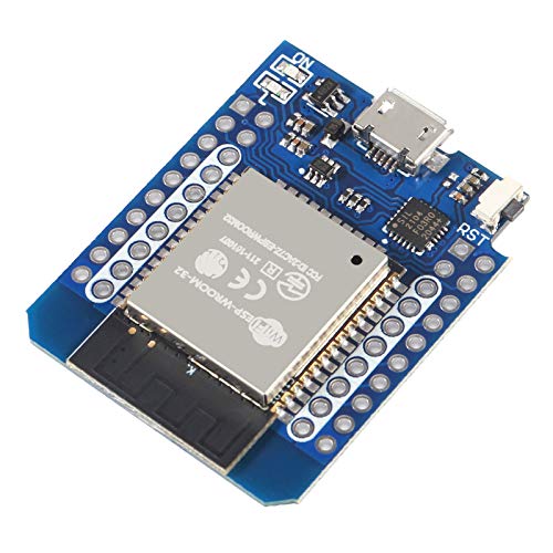 ESP32 D1 Mini NodeMCU ESP-WROOM-32 WLAN WiFi Bluetooth IoT Development Board 5V Compatible with Arduino (3pcs)