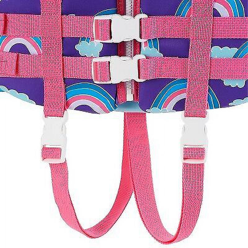Speedo Child PFD Life Jacket Vest - Purple Rainbow