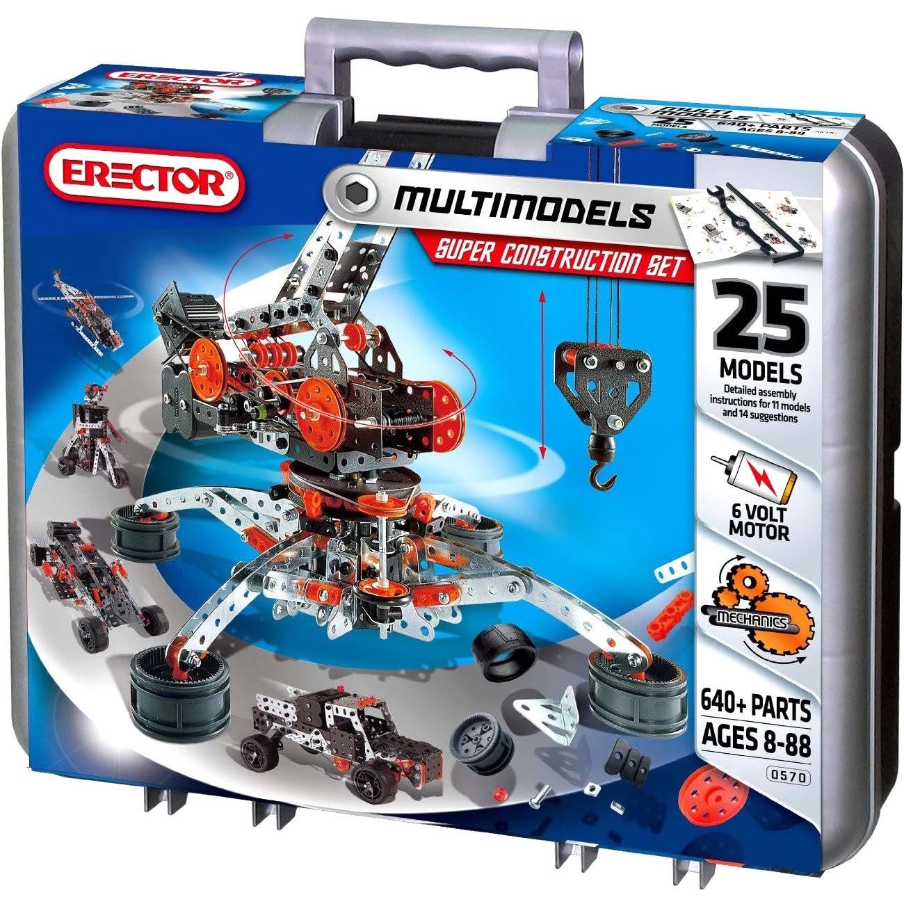 Spin Master Meccano-Erector Super Construction Set 25 Motorized Model Building Kit