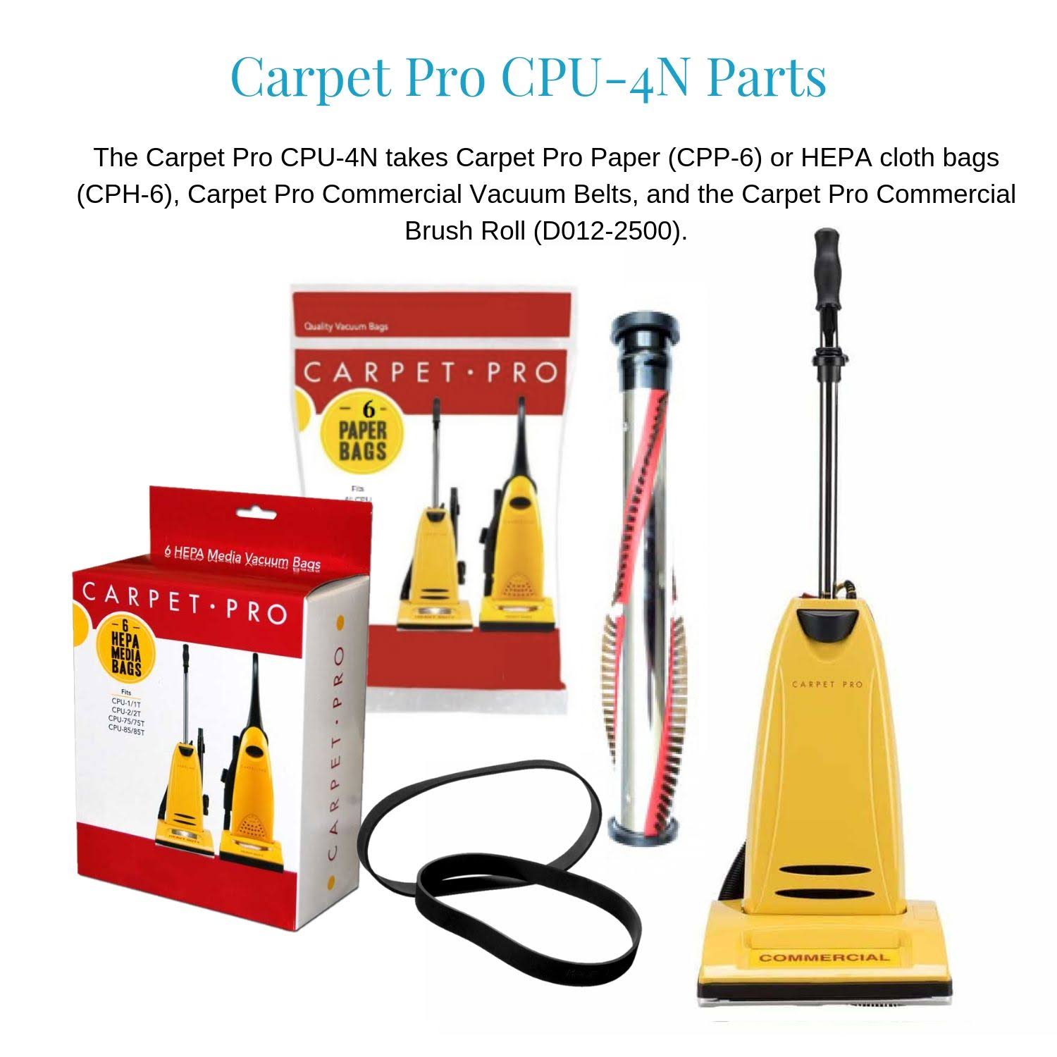 Carpet Pro CPU-4N Upright Vacuum
