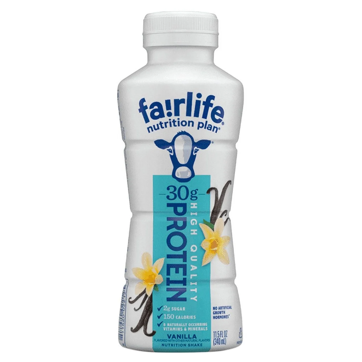 Fairlife Fair Life Nutrition Plan High Protein Vanilla Shake, 12 Pack Of 11.5 Fl Ounce Bottles, Vanilla, 11.5 Fl Ounce