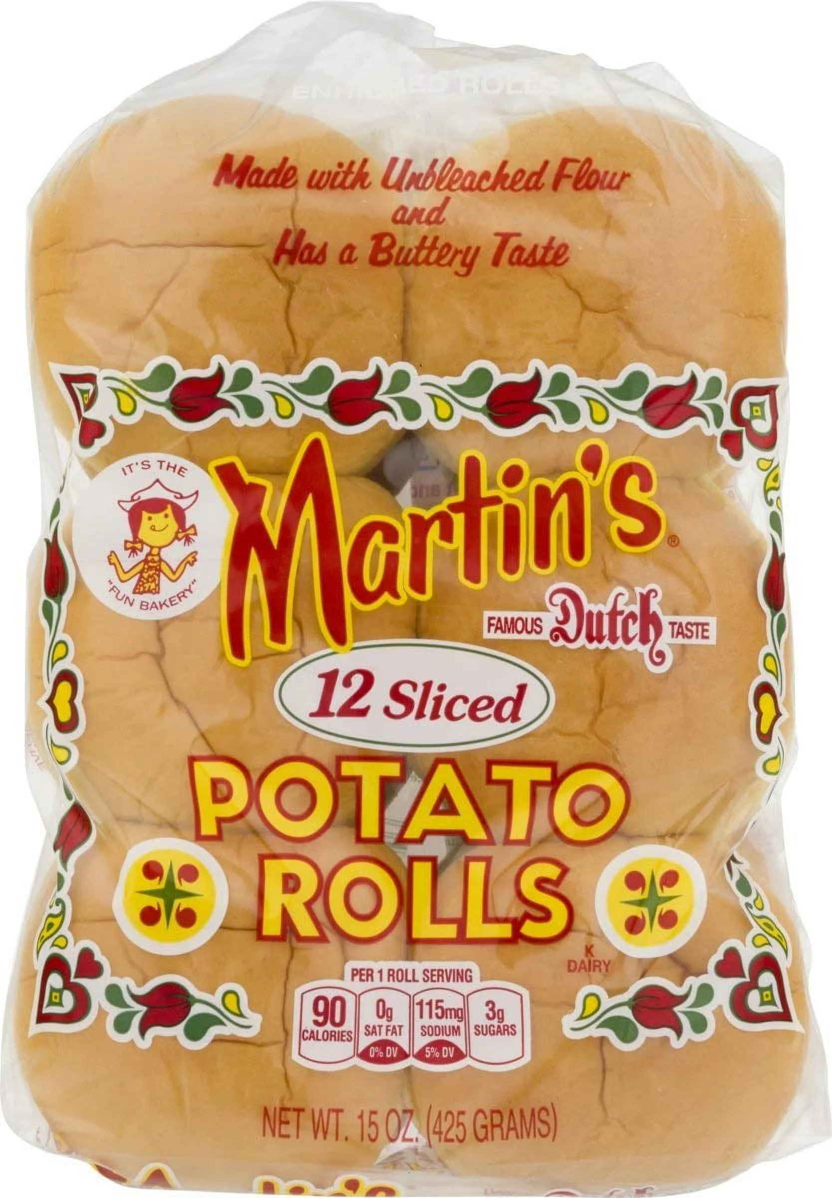 Slider Potato Rolls- 12 Pk 15 Oz (3 Bags)