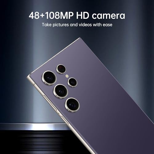 C24 Ultra 5G Smartphone,6+256GB Unlocked Phone, Android 13.0，48+108MP Zoom Camera,6.8