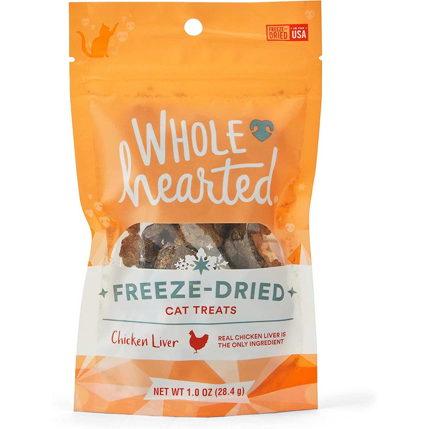 WholeHearted Chicken Liver Freeze-Dried Cat Treats - Pet Supplies online store