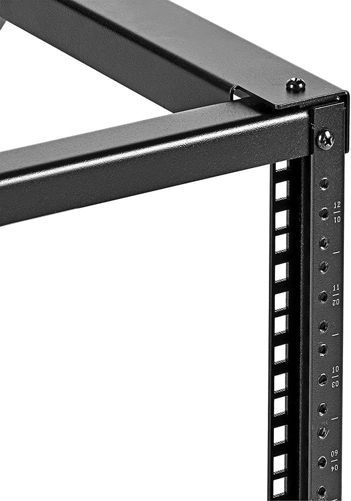 NavePoint 15U Wall-Mount Open Frame Network Equipment Rack, 24.81 Inch Depth, AV Rack, Home Network, 19