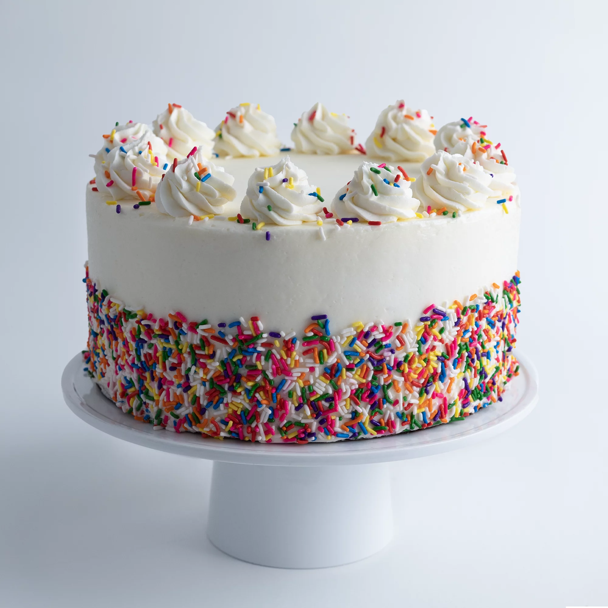 Carlo’s Bakery Cake Boss Vanilla Confetti Cake, Large 10” Size - Serves 18 to 24 - Birthday Cakes and Treats for Delivery - Baked Fresh Daily, Delivered Frozen in Dry Ice