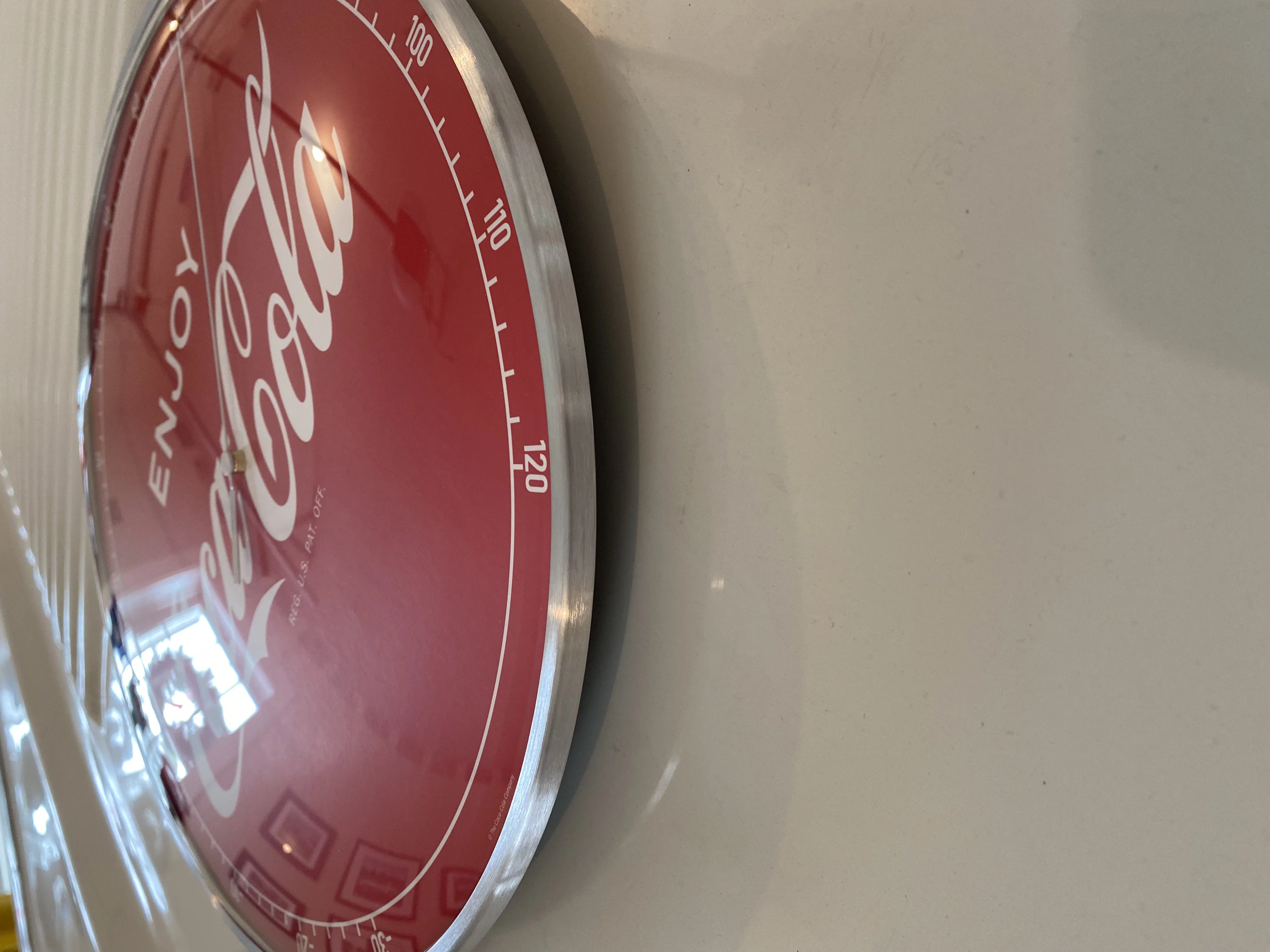 Coke Cola Vintage style Round Thermometer 12