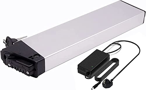 Ebike Battery 36V 8Ah 10Ah 12.5Ah 15Ah Folding Built-In Electric Bike Lithium Battery for 200W-700W Motor Electric Bicycle Battery with Charger, Folding Bike Mountain Bike Battery 36V 8Ah,410mm