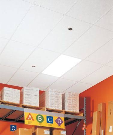 48x22Lx24x22W Acoustical Ceiling Tile Shasta, Fiberglass, 16pk Armstrong 2906